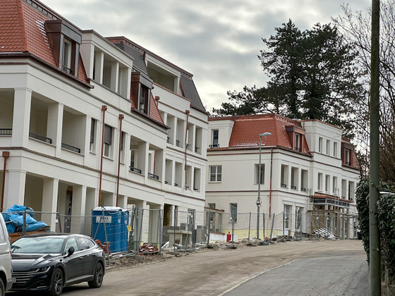 Ulm, Neubauten Galgenberg, Januar 2024