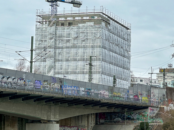Ulm, Neubau an der Donau, Januar 2024