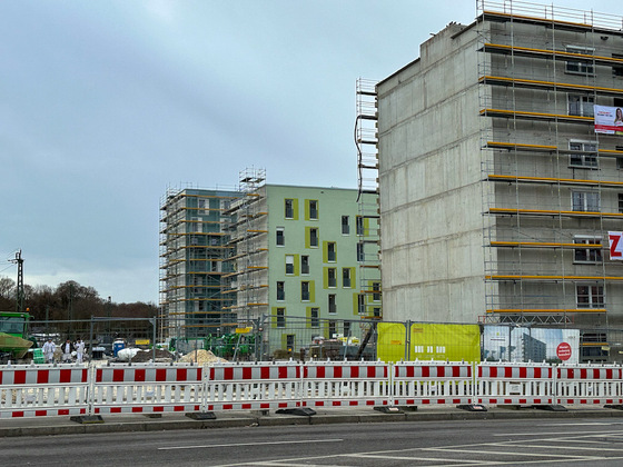 Neu-Ulm, Neubau Quatier, Januar 2024