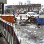 Ulm Wohn- und Einkaufsquartier Sedelhöfe  Abriss der Bestandsbebauung Februar 2013 (1)