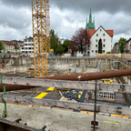 Ulm, Neubau, Olgastraße, Medienhaus, April 2024