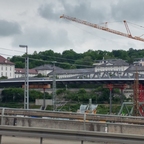 Neue Straßenbahnbrücke Linie 2 Ulm Juni 2017