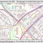 LGA Ulm 2030 - Überlegungen zur Verkehrsführung am Ehinger Tor 08 17x12cm