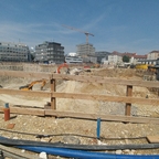Ulm Sedelhöfe Baugrube Juni 2017