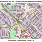 LGS Ulm 2030 - Überlegungen zur Verkehrsführung am Ehinger Tor 06 17x12cm