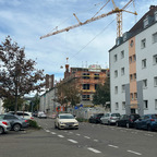 Ulm, Neubau, Uhlandstraße, September 2024