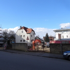 Ulm Giebelreihenhäuser am Klosterhof Februar 2014 (2)