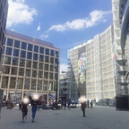 Ulm, Wohn und Einkaufsquatier Sedelhöfe, Juli 2020