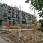 Neubau Dichterviertel Quartier und Hotel Ulm Juni 2017