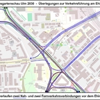 LGS Ulm 2030 - Überlegungen zur Verkehrsführung am Ehinger Tor 07 17x12cm