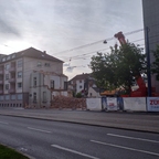 Ulm Abriss Justizhochhaus Olgastrasse Juni 2017